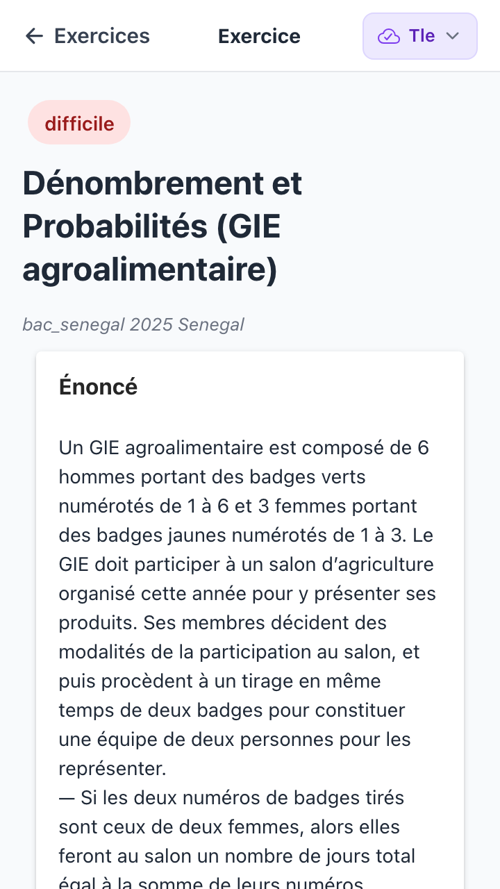 Annale d'exercice Anta type BFEM avec énoncé